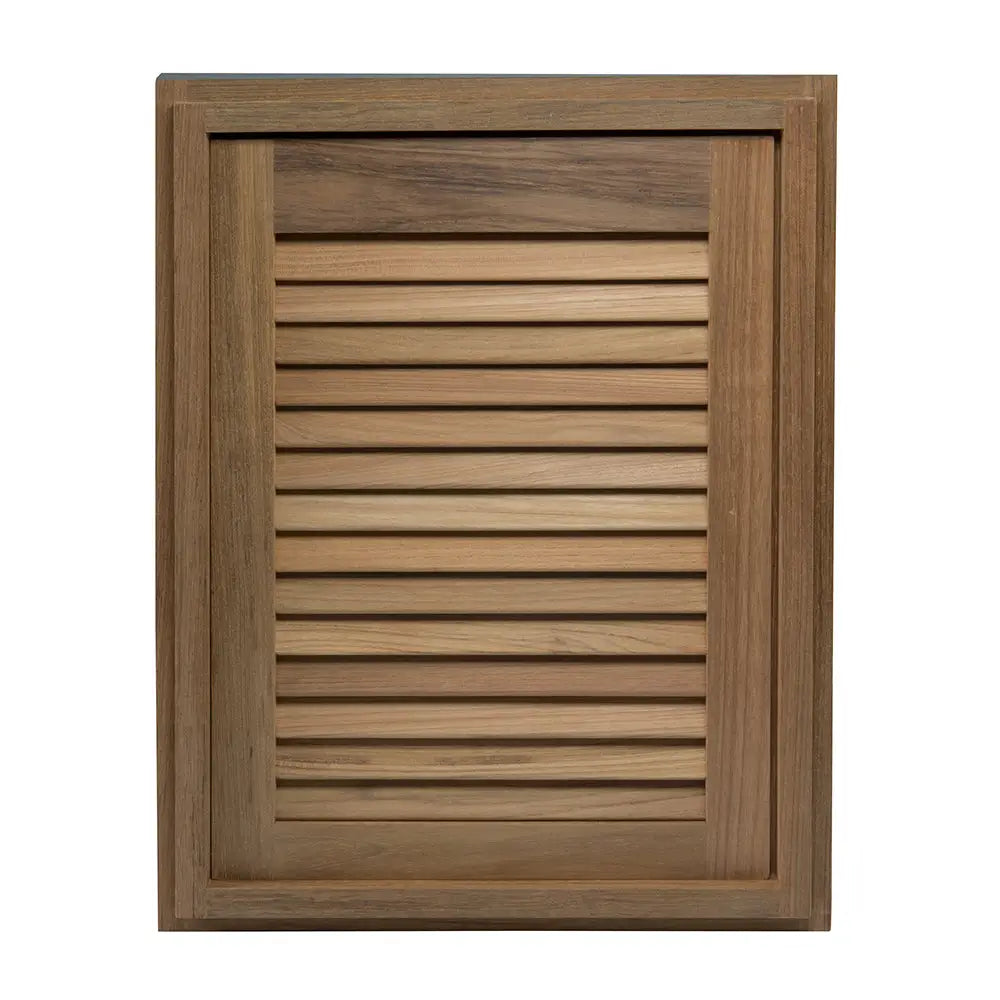 Whitecap Teak Louvered Door & Frame - Right Hand - 15’’ x 20’’ [60724] - Teak