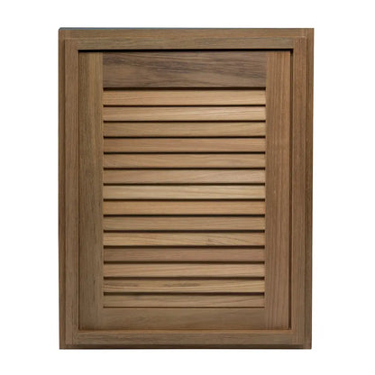 Whitecap Teak Louvered Door & Frame - Right Hand - 15’’ x 20’’ [60724] - Teak