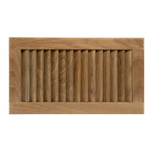 Whitecap Teak Louvered Insert - 16’’ x 9-1/8’’ x 3/4’’ [60710] - Teak