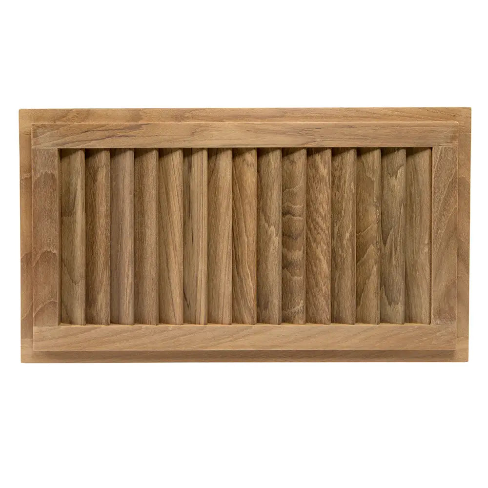 Whitecap Teak Louvered Insert - 16’’ x 9-1/8’’ x 3/4’’ [60710] - Teak
