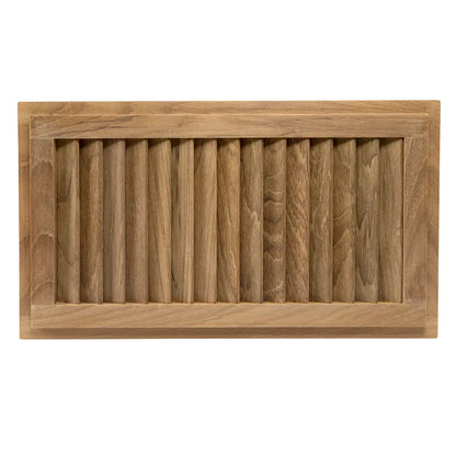 Whitecap Teak Louvered Insert - 16’’ x 9-1/8’’ x 3/4’’ [60710] - Teak