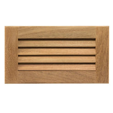 Whitecap Teak Louvered Insert - 6-3/8’’ x 11-3/16’’ x 3/4’’ [60714] - Teak
