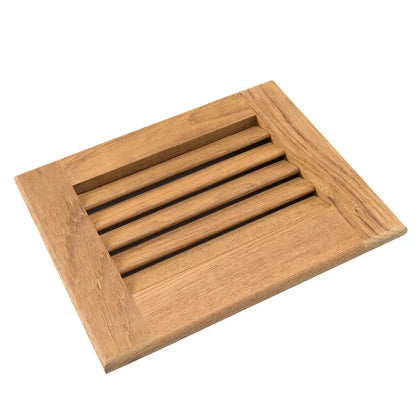 Whitecap Teak Louvered Insert - 7-1/2’’ x 9-1/8’’ x 3/4’’ [60712] - Teak