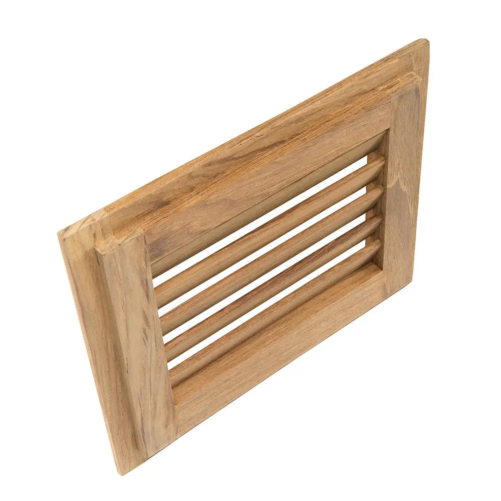 Whitecap Teak Louvered Insert - 7-1/2’’ x 9-1/8’’ x 3/4’’ [60712] - Teak
