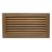 Whitecap Teak Louvered Insert - 9-3/8’’ x 18’’ x 3/4’’ [60716] - Teak