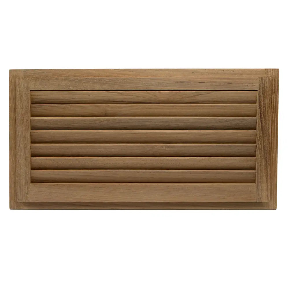 Whitecap Teak Louvered Insert - 9-3/8’’ x 18’’ x 3/4’’ [60716] - Teak