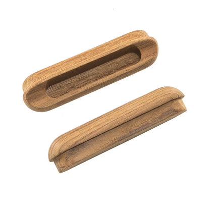 Whitecap Teak Oblong Drawer Pull - 4-1/16’’L - 2 Pack [60124-A] - Teak