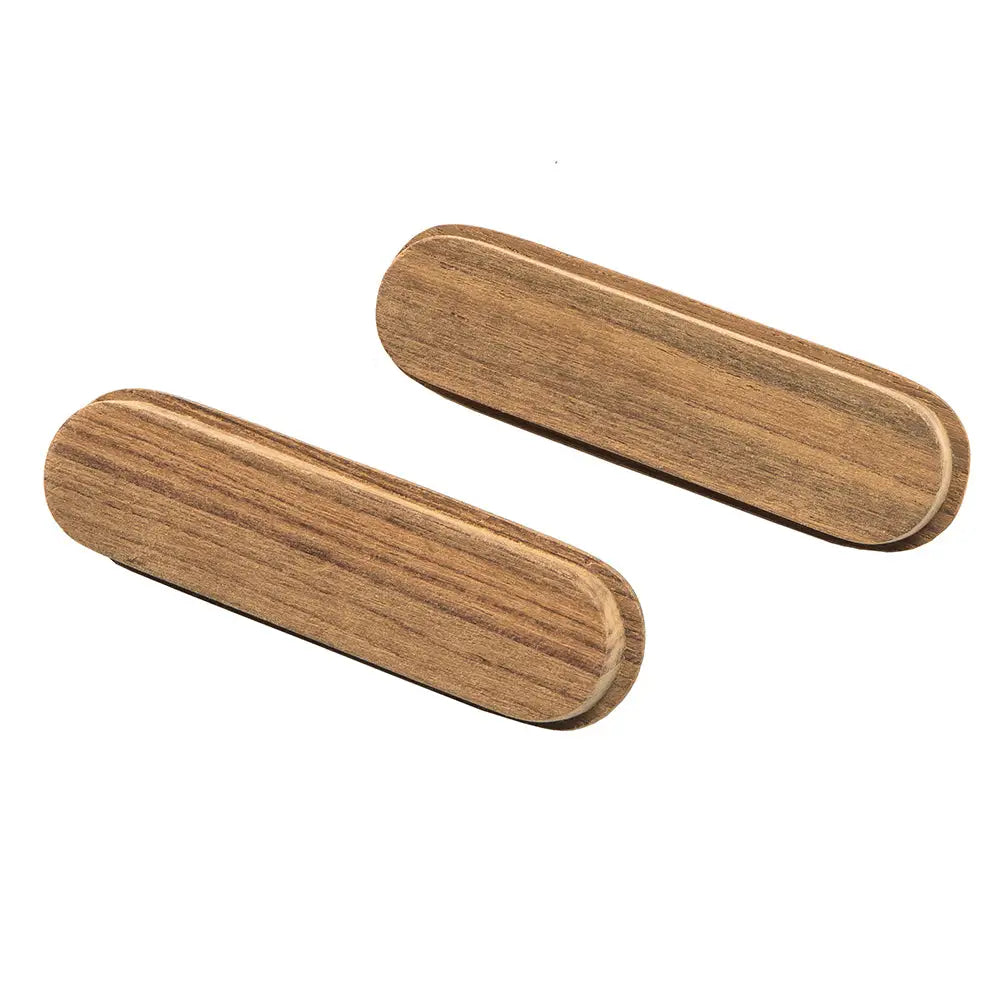 Whitecap Teak Oblong Drawer Pull - 4-1/16’’L - 2 Pack [60124-A] - Teak