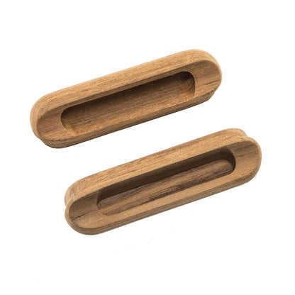 Whitecap Teak Oblong Drawer Pull - 4-1/16’’L - 2 Pack [60124-A] - Teak