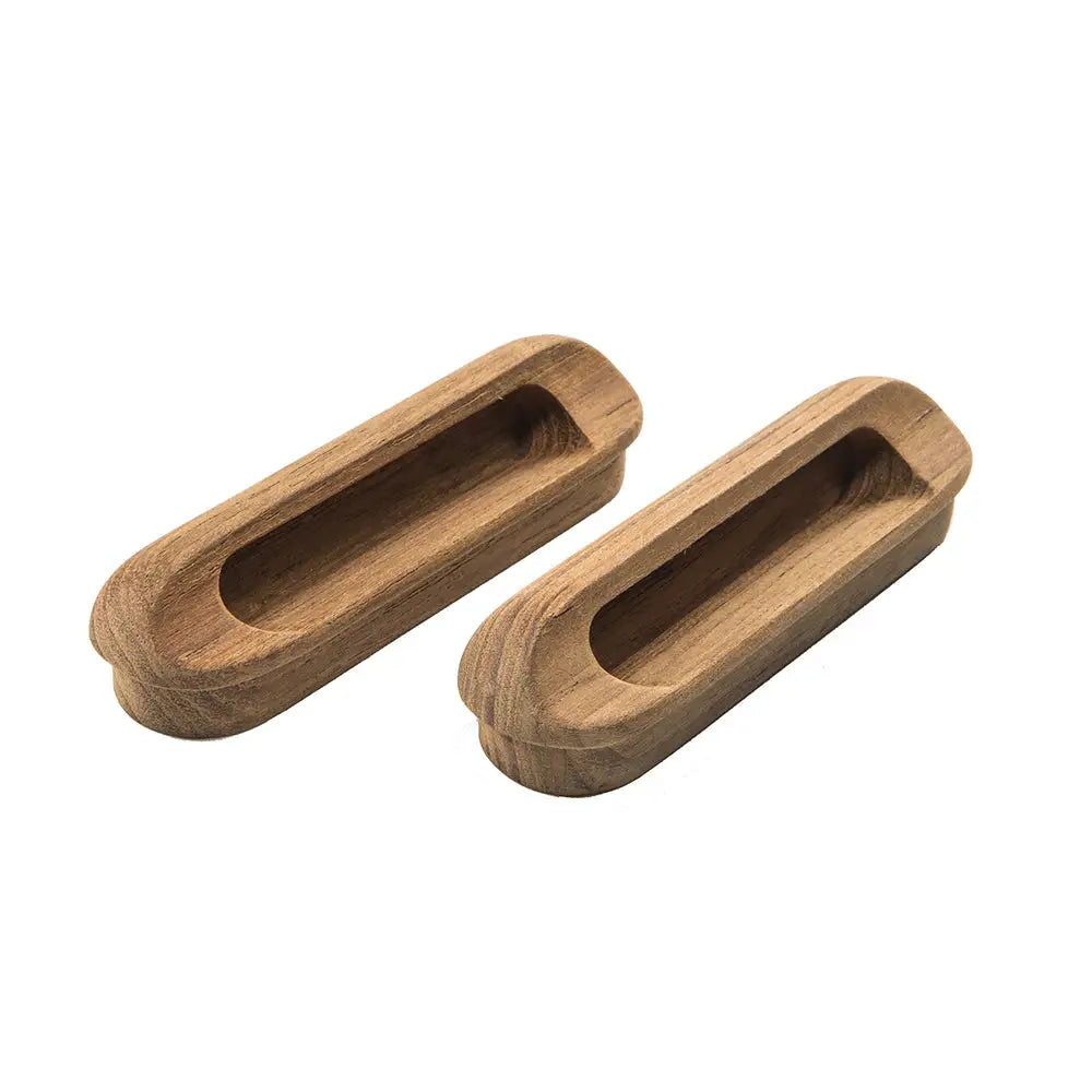 Whitecap Teak Oblong Drawer Pull - 4-1/16’’L - 2 Pack [60124-A] - Teak