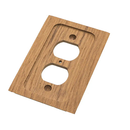 Whitecap Teak Outlet Cover/Receptacle Plate [60170] - Teak