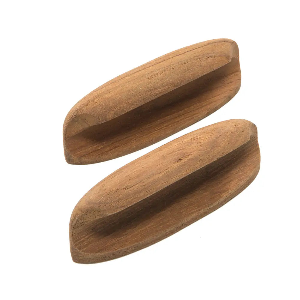 Whitecap Teak Oval Drawer Pull - 4’’L - 2 Pack [60147-A] - Teak
