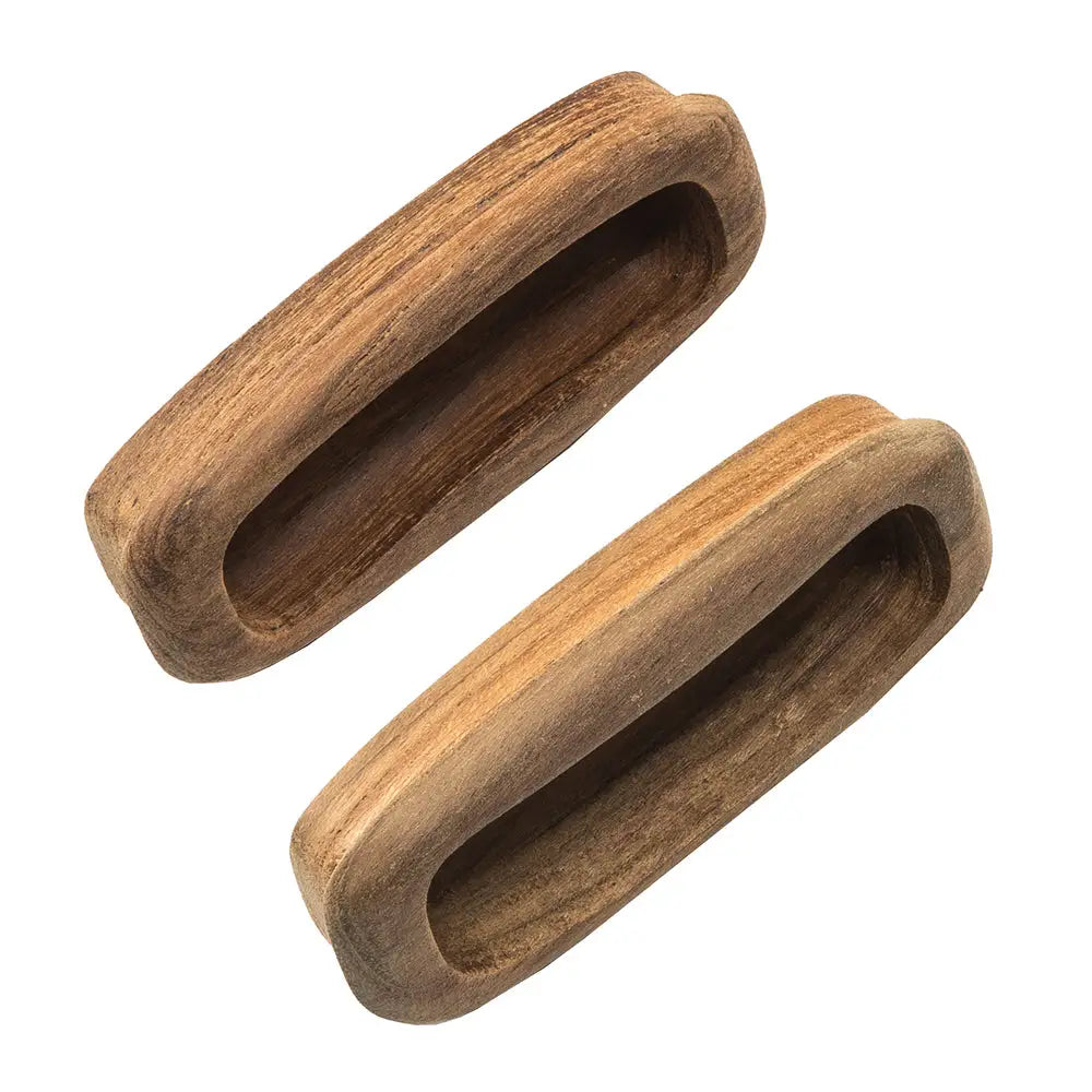 Whitecap Teak Rectangular Drawer Pull - 3-1/4’’L - 2 Pack [60135-A] - Teak