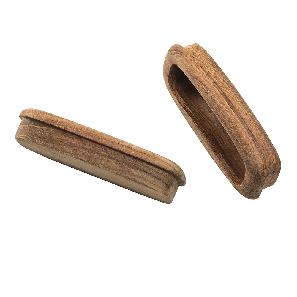 Whitecap Teak Rectangular Drawer Pull - 3-1/4’’L - 2 Pack [60135-A] - Teak
