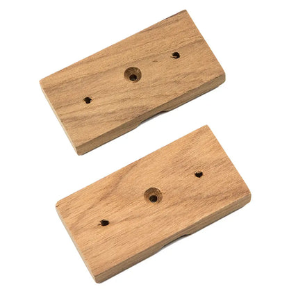 Whitecap Teak Rod Storage Rack Mounting Brackets - Pair [60609] - Teak