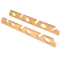 Whitecap Teak Six-Rod Storage Rack - Pair [60614] - Teak
