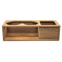 Whitecap Teak Two Insulated Drink/Binocular Rack w/Tray [62616] - Teak