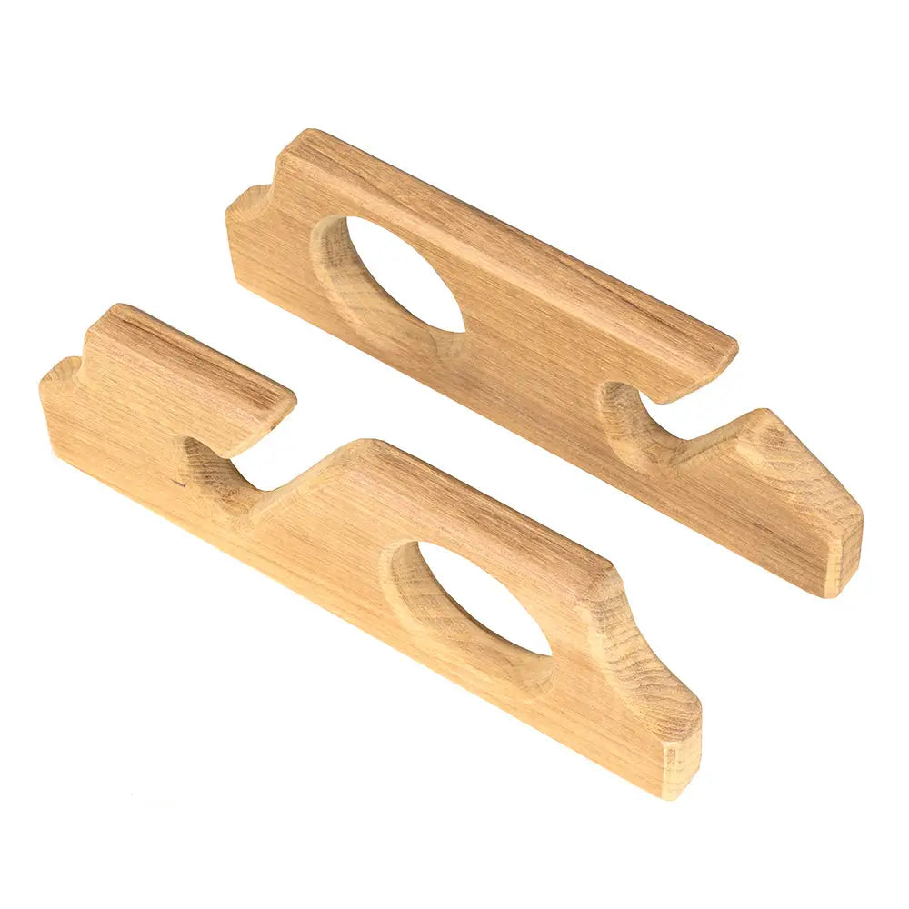 Whitecap Teak Two-Rod Storage Rack - Pair [60610] - Teak