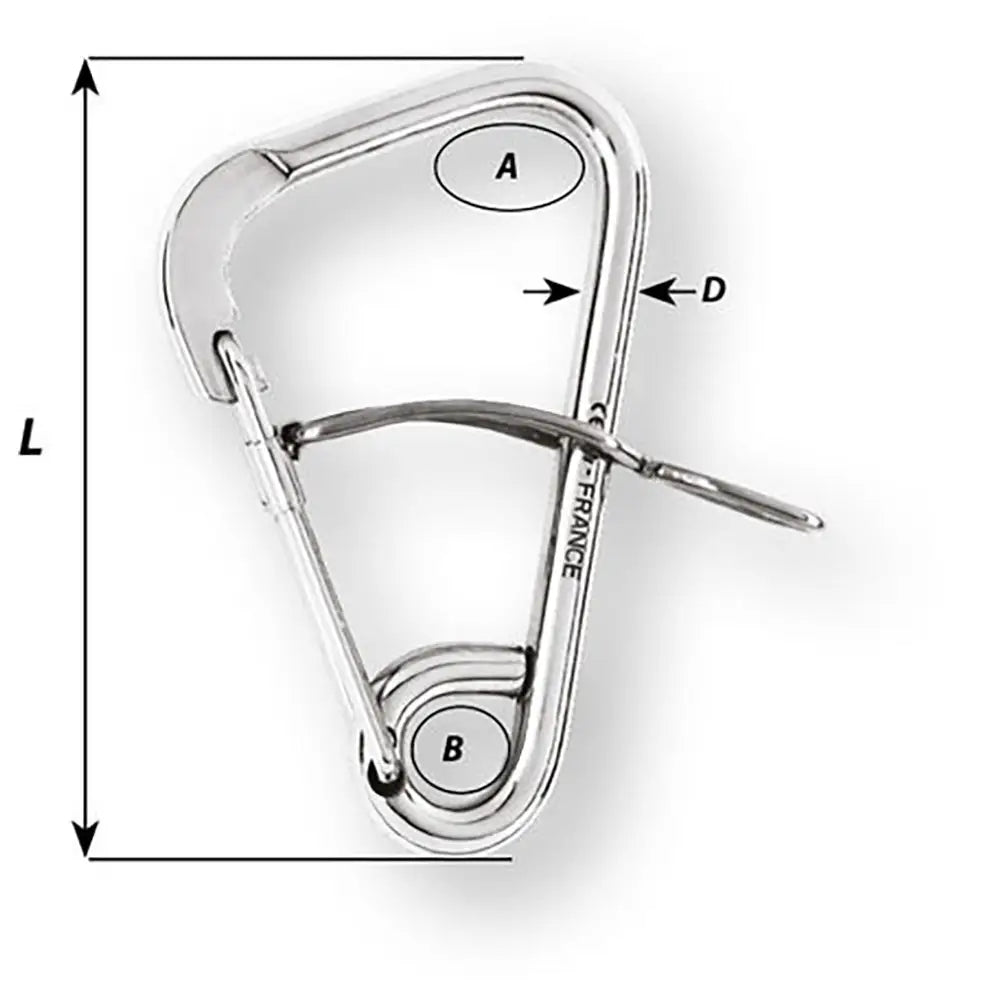 Wichard Automatic Mooring Hook - 170mm Length - 6-11/16’’ [02329] - Docking Accessories