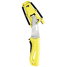 Wichard Offshore Rescue Knife Fixed Blade - Fluorescent [10192] - Accessories