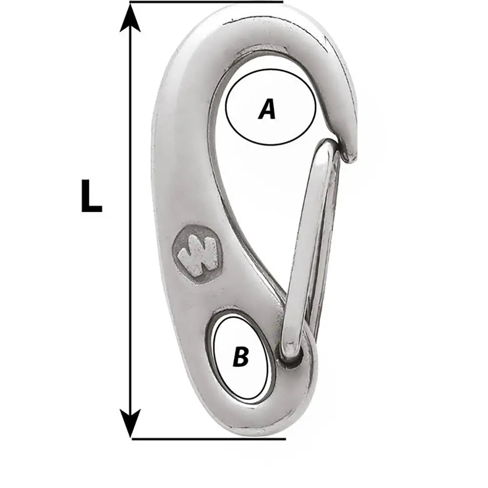 Wichard Safety Snap Hook - 75mm [02481] - Shackles/Rings/Pins