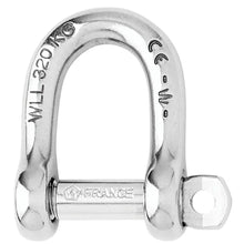 Wichard Self-Locking D Shackle - 12mm Diameter - 15/32’’ [01206] - Shackles/Rings/Pins