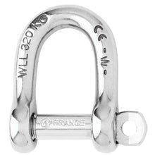 Wichard Self-Locking D Shackle - Diameter 8mm - 5/16’’ [01204] - Shackles/Rings/Pins