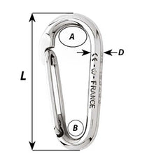Wichard Symmetric Carbin Hook Without Eye - Length 120mm - 15/32’’ [02337] - Hardware