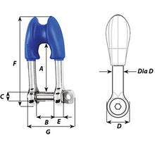 Wichard Thimble Shackle - Captive Pin - Diameter 8mm - 5/16’’ [01494] - Shackles/Rings/Pins