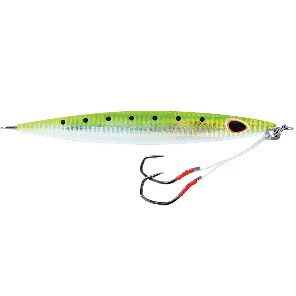 Williamson Kensaki 170 Jig - 6’’ - 6oz - UV Green Sardine Zebra [KSJ170UVGSZ] - Hard & Soft Baits