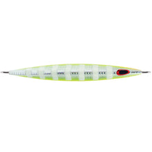 Williamson Kensaki 220 Jig - 6.75’’ - 7.75oz - UV Chartreuse Glow Zebra [KSJ220UVCGZ] - Hard & Soft Baits