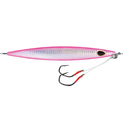 Williamson Kensaki 280 Jig - 7.25’’ - 9-7/8oz - Silver Pink Zebra [KSJ280SPZ] - Hard & Soft Baits