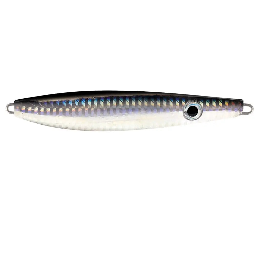 Williamson Vortex Speed 300 Jig - 7.25’’ - 10.5oz - Black Silver [VSJ300BLK] - Hard & Soft Baits