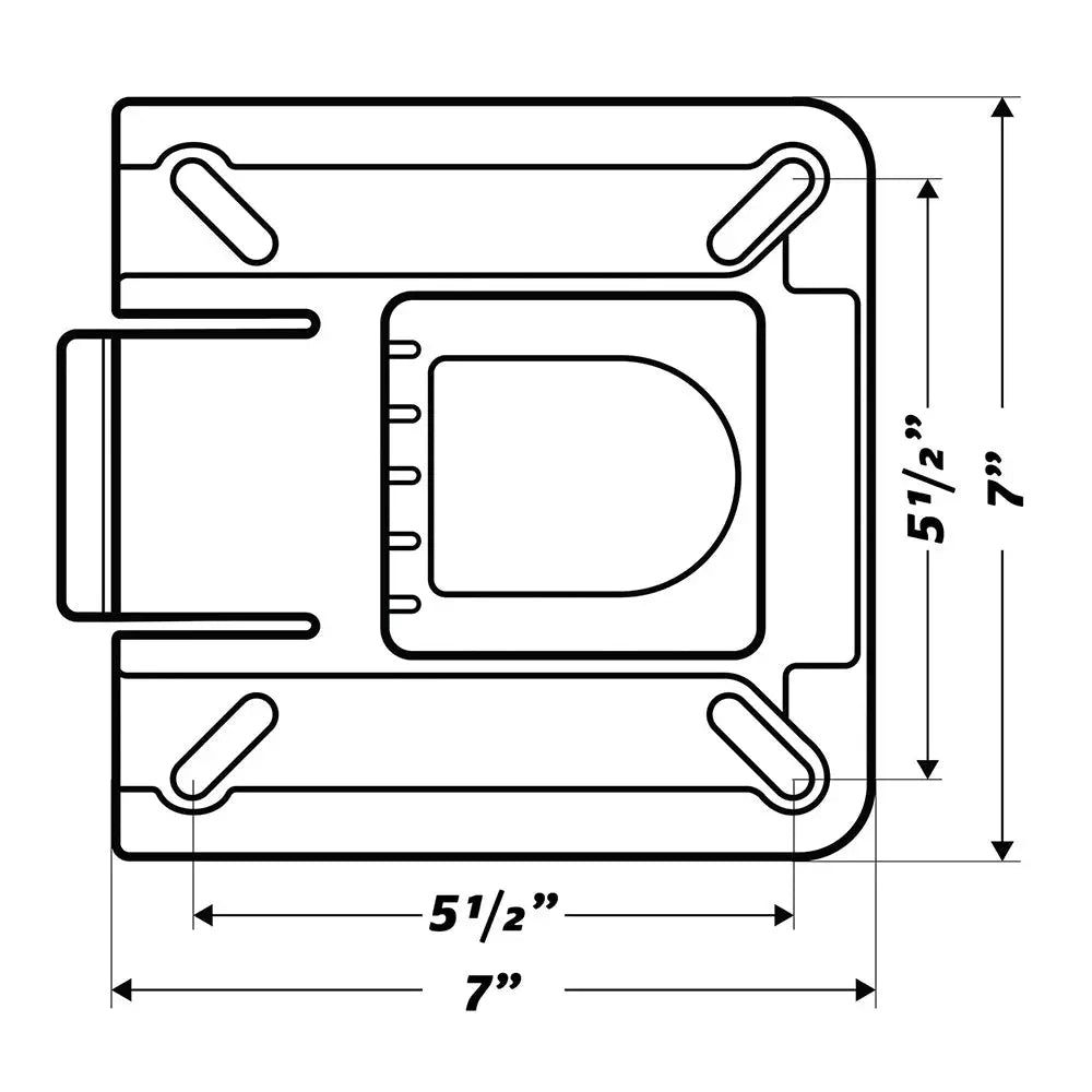 Wise 7’’ Swivel w/Quick Release Bracket [8WD7SQR] - Seating