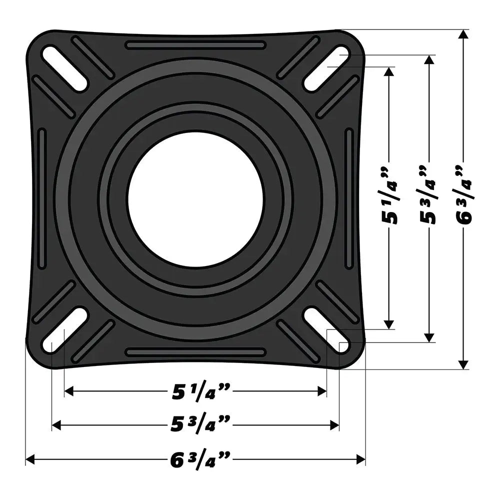 Wise 7’’ Swivel w/Quick Release Bracket [8WD7SQR] - Seating