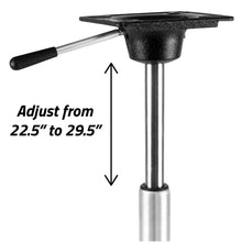 Wise King Pin Power Rise Pedestal - Adjusts 22.56’’ to 29.5’’ [8WD2002] - Seating