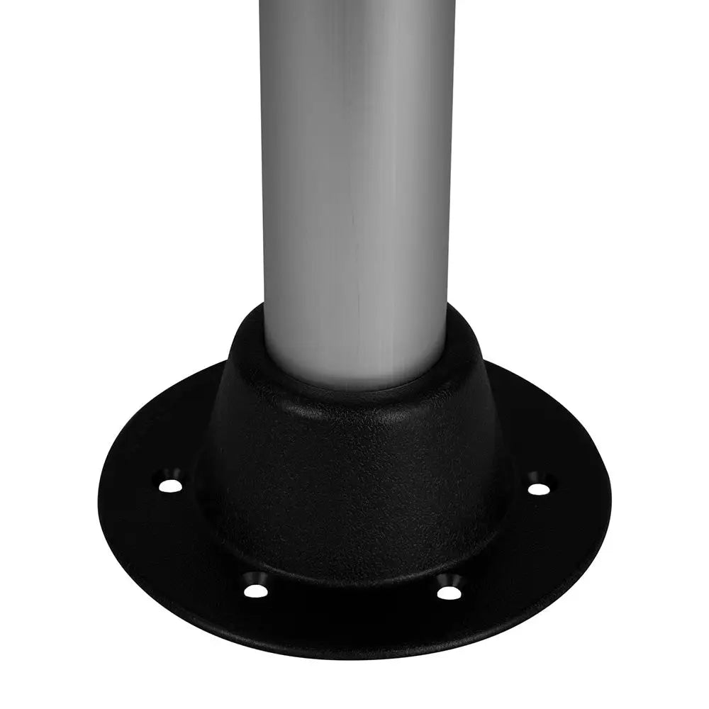 Wise White Rectangular Table - 4 Drink Holders w/Pedestal [8WD944] - Seating