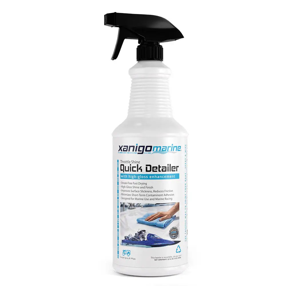 Xanigo Marine Throttle Shine Marine Quick Detailer - 32oz [XMQD32] - Cleaning