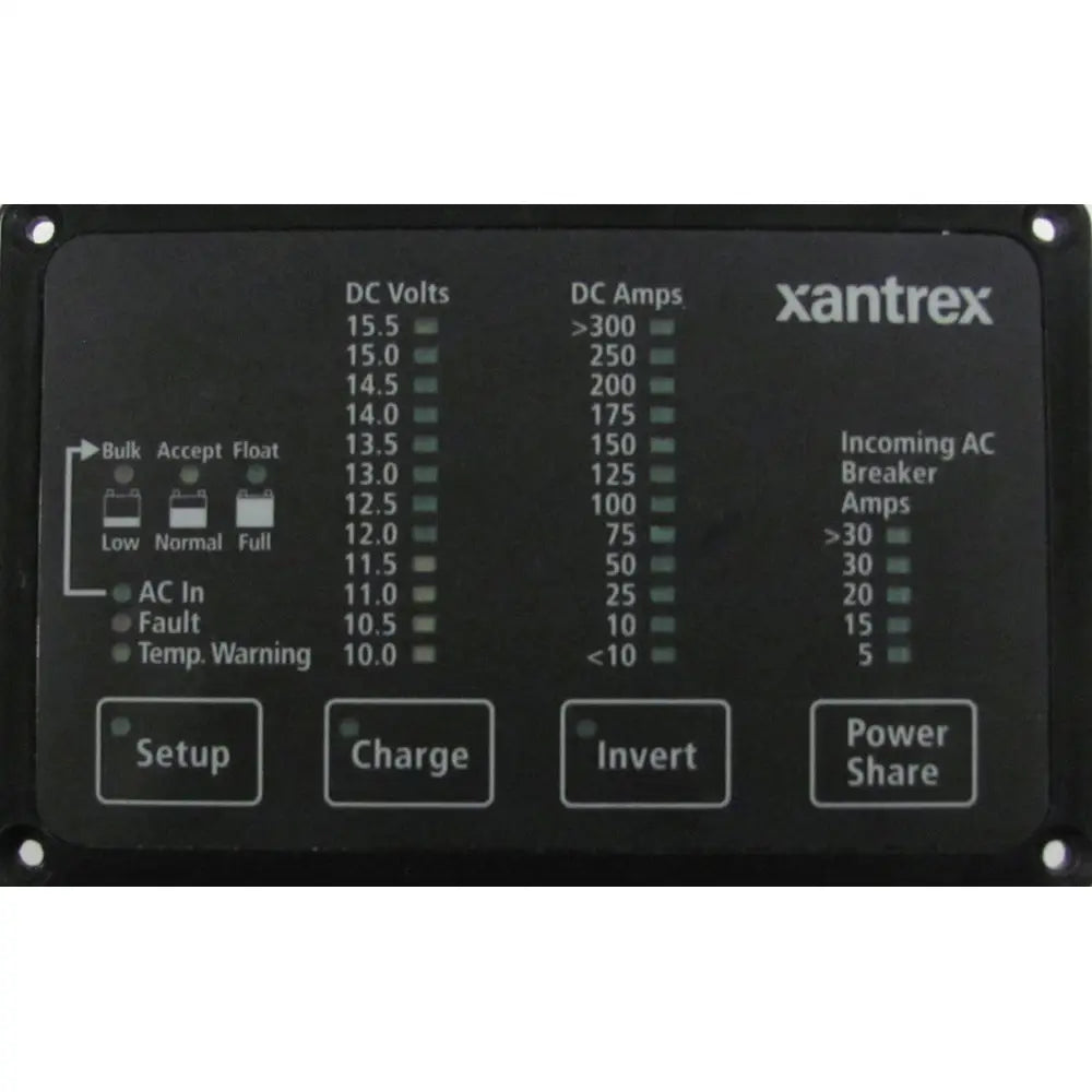 Xantrex Heart FDM-12-25 Remote Panel Battery Status Freedom Inverter/Charger Remote Control [84-2056-01] - Inverters