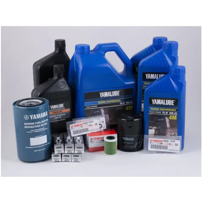 Yamaha F225 F250 F300 4.2L V6 100 Hour Service Maintenance Kit - Yamalube 10W-30 - All Models