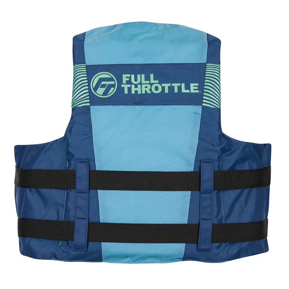 Full Throttle Nylon Life Jacket - Youth - Blue/Black [112200-500-002-26] - Life Vests